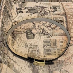 #Vintage Terry Stack Leather Italian Belts